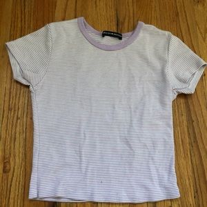 Brandy Purple Stripped T-Shirt